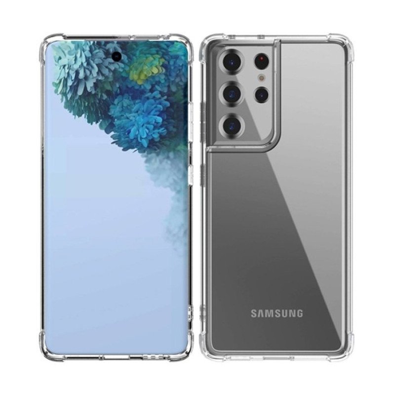Θήκη Πλάτης Σιλικόνης Anti Shock 1.5mm για Samsung G998F Galaxy S30 Ultra/S21 Ultra - Χρώμα: Διάφανο