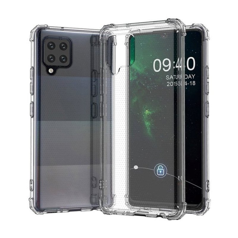 Θήκη Πλάτης Σιλικόνης Anti Shock 1.5mm για Samsung A425 Galaxy A42 - Χρώμα: Διάφανο