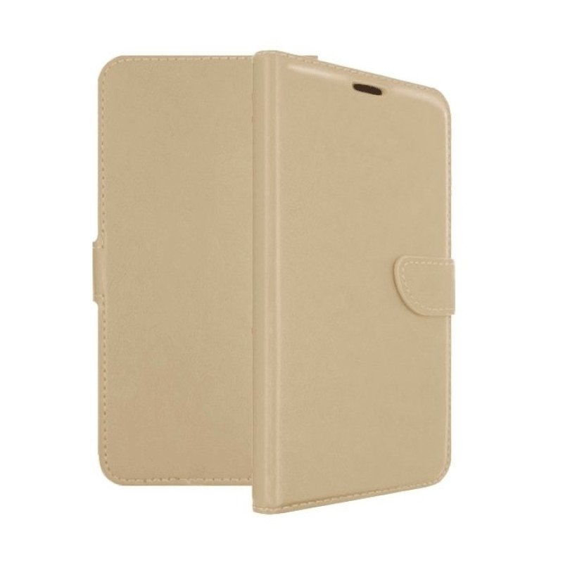 Θήκη Βιβλίο Stand Leather Wallet with Clip για Samsung J730F Galaxy J7 2017 - Χρώμα: Χρυσό