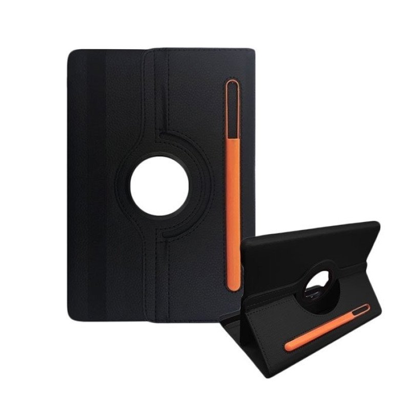 Θήκη Rotating 360 Stand with Pencil Case για Samsung T500 Galaxy Tab A7 - Χρώμα: Μαύρο