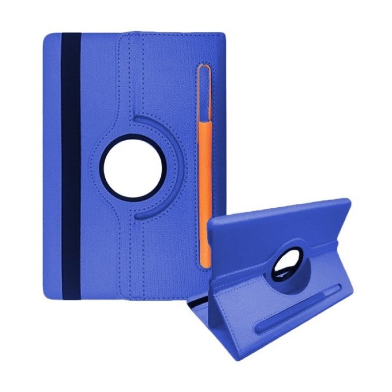 Θήκη Rotating 360 Stand with Pencil Case για Samsung T290 - Χρώμα: Σκούρο Μπλε