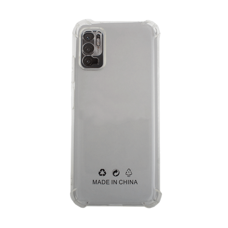 Θήκη Πλάτης Σιλικόνης Anti Shock 1.5mm για Xiaomi POCO M3 Pro - Χρώμα: Διαφανές
