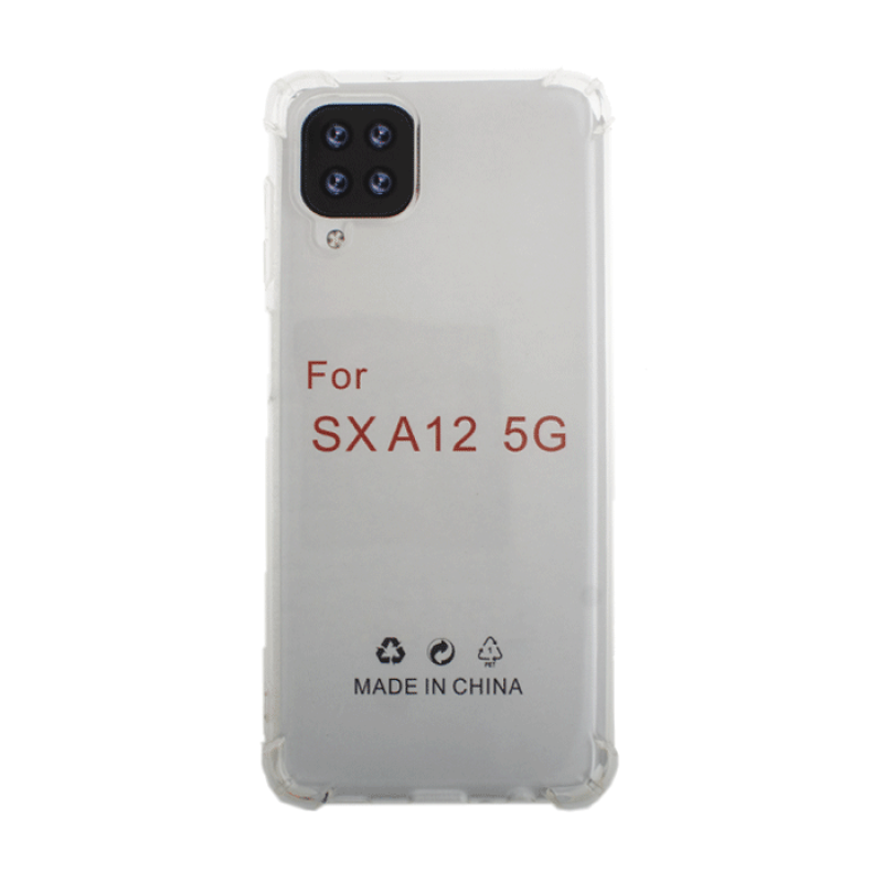 Θήκη Πλάτης Σιλικόνης Anti Shock 1.5mm για Samsung Galaxy A12 A125/ A12 Nacho A127F - Χρώμα: Διαφανές