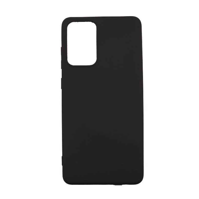 Θήκη Πλάτης Σιλικόνης Soft Back Cover για Samsung A72 4G A725F - Χρώμα: Μαύρο