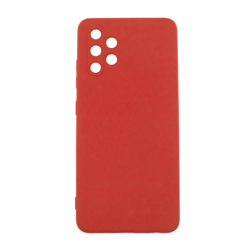 Θήκη Πλάτης Σιλικόνης Soft Back Cover για Samsung A32 4G A325F - Χρώμα: Κόκκινο