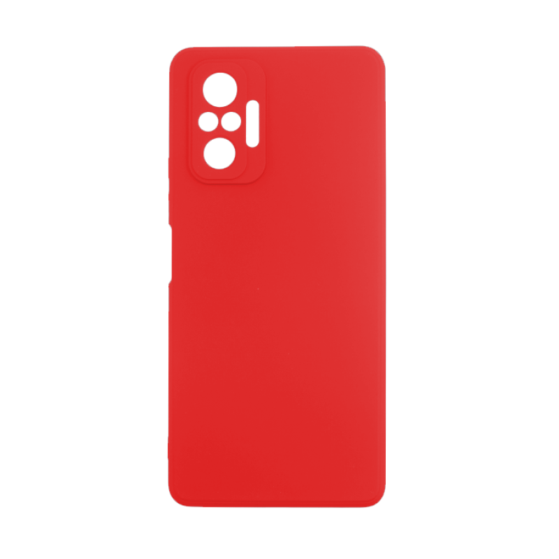 Θήκη Πλάτης Σιλικόνης Soft Back Cover για Xiaomi Redmi Note 10 Pro  - Χρώμα: Κόκκινο