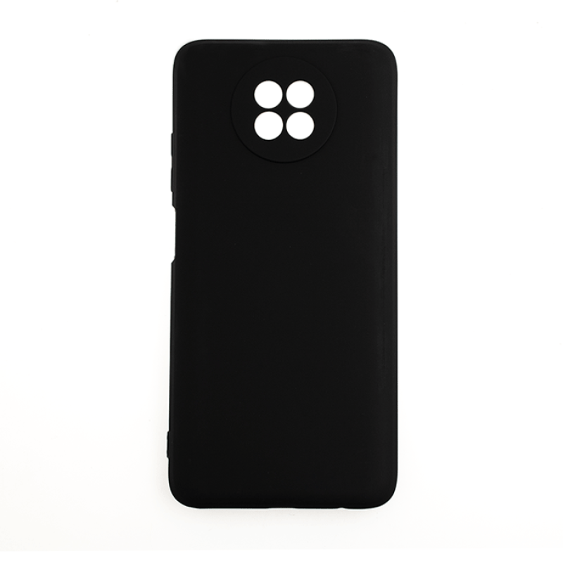 Θήκη Πλάτης Σιλικόνης Soft Back Cover για Xiaomi Redmi Note 9T - Χρώμα: Μαύρο