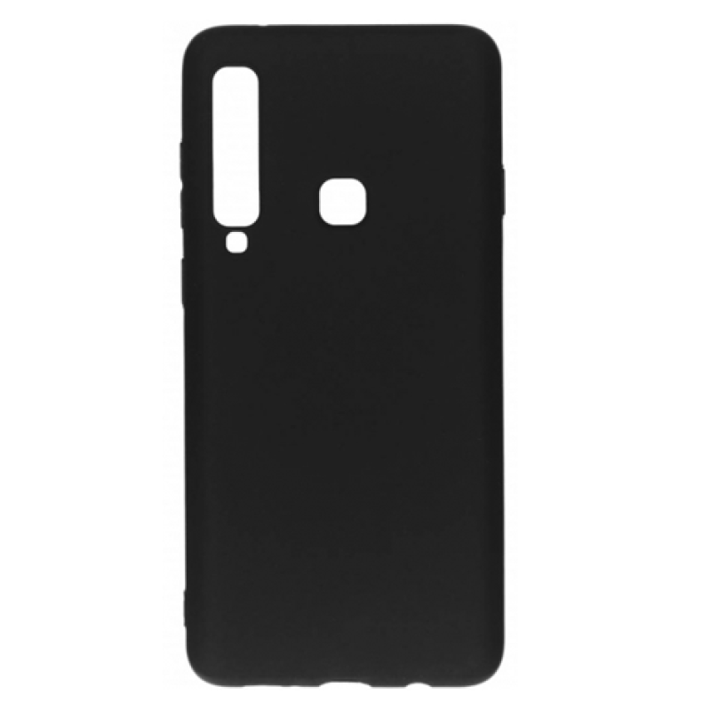Θήκη Πλάτης Σιλικόνης Back Cover για Samsung A920 Galaxy A9 2018 - Χρώμα: Μαύρο