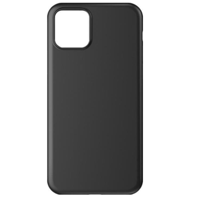 Θήκη Πλάτης Σιλικόνης για Xiaomi Mi 11 - Χρώμα: Μαύρο
