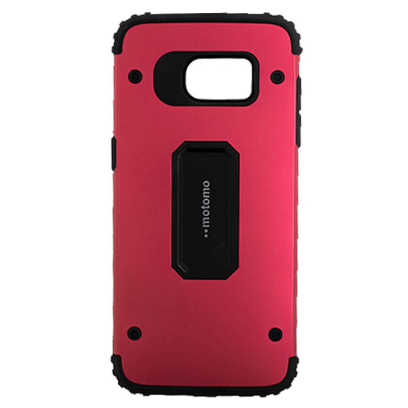 Θήκη Motomo Shockproof Metal για Samsung G935 Galaxy S7 Edge - Χρώμα: Φούξια