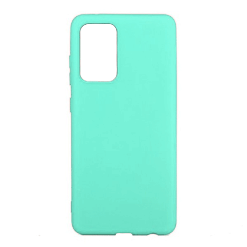 Θήκη Πλάτης Σιλικόνης Matte Back Cover για Samsung A725 Galaxy A72 - Χρώμα: Τιρκουάζ