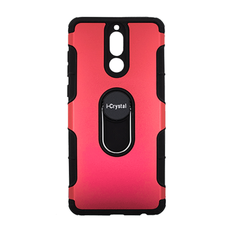 Θήκη Πλάτης I-Crystal για Huawei Mate 10 Lite - Χρώμα : Κόκκινο
