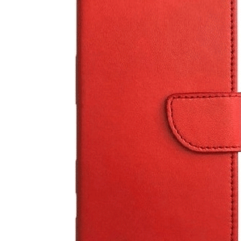 Θήκη Βιβλίο / Leather Book Case with Clip για Samsung  A125F Galaxy A12 - Χρώμα: Κόκκινο