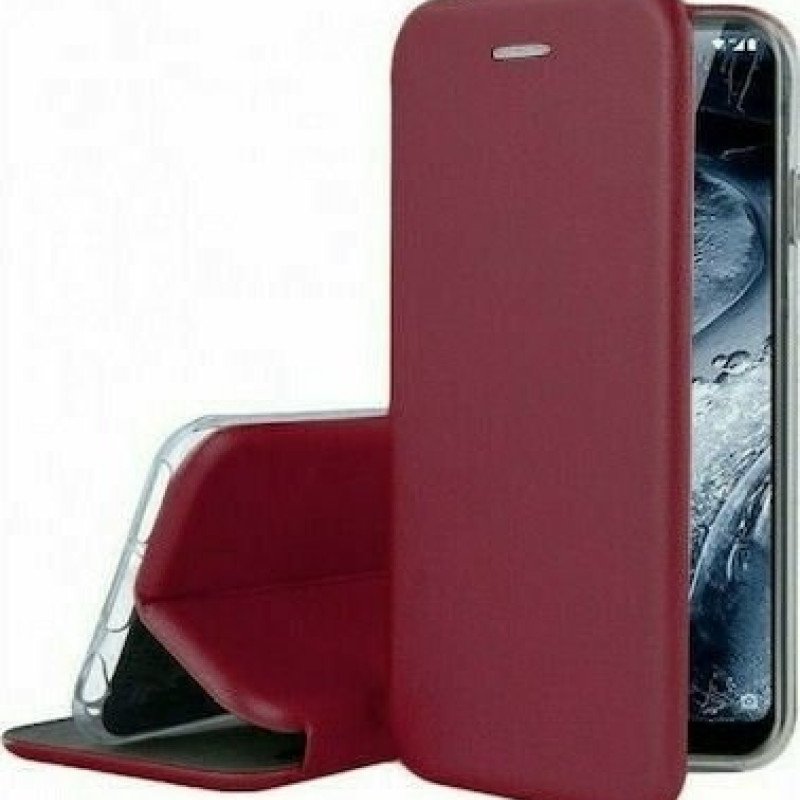 OEM Θήκη Βιβλίο Smart Magnet Elegance Book για Samsung Galaxy A73 5G - Χρώμα: Μπορντό