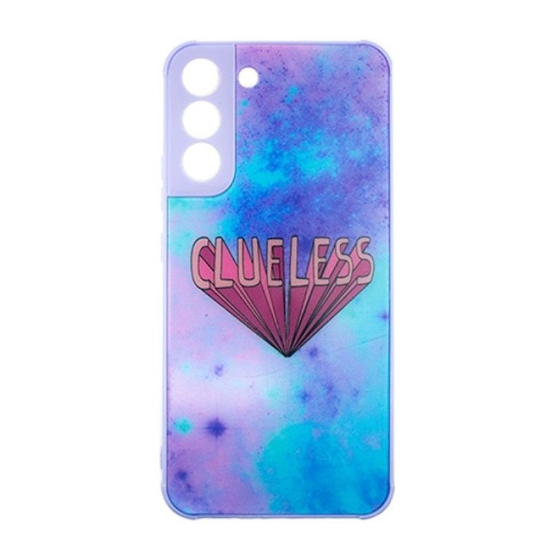 Θήκη Πλάτης Σιλικόνης για Samsung Galaxy S22 Plus- Χρώμα: Μπλε με Σχέδιο