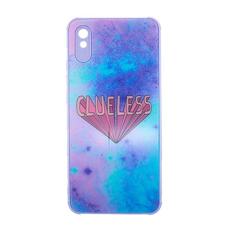 Θήκη Πλάτης Σιλικόνης για Xiaomi Redmi 9A/9i/9AT- Χρώμα: Μπλε με Σχέδιο