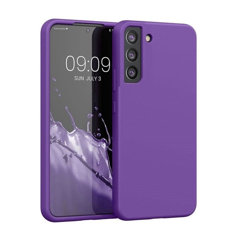 Θήκη Πλάτης Σιλικόνης Soft HQ για Samsung Galaxy S22 Plus - Χρώμα : Μωβ