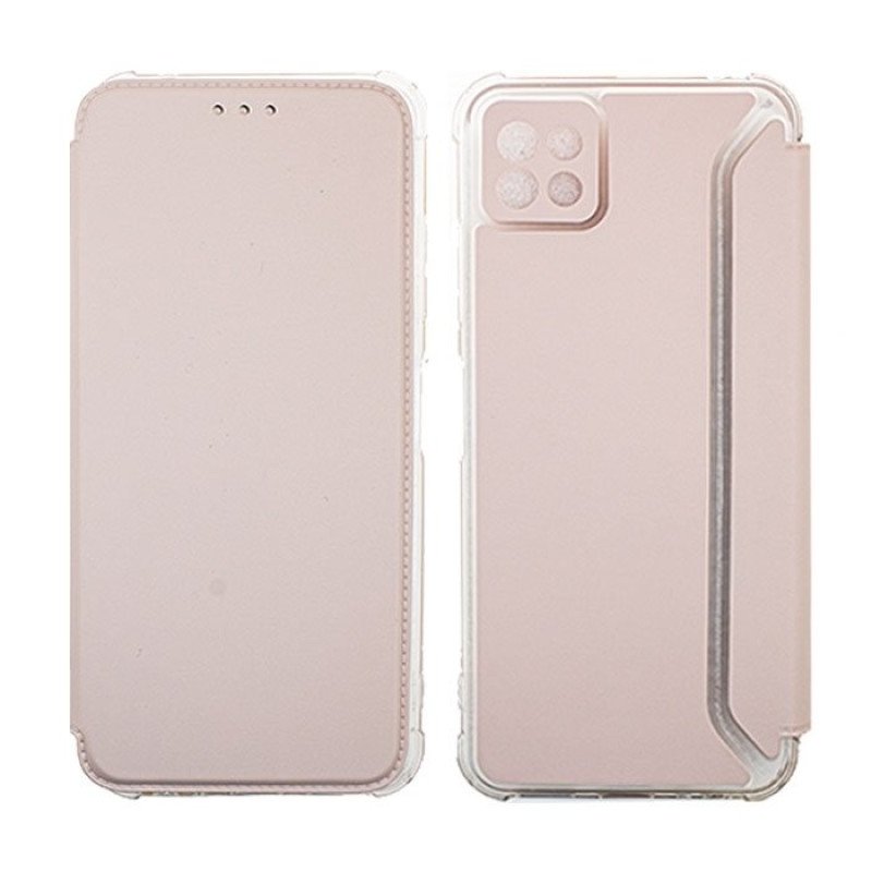 OEM Θήκη Βιβλίο New Elegance Book για Samsung Galaxy A22 5G - Χρώμα: Ανοιχτό Ροζ