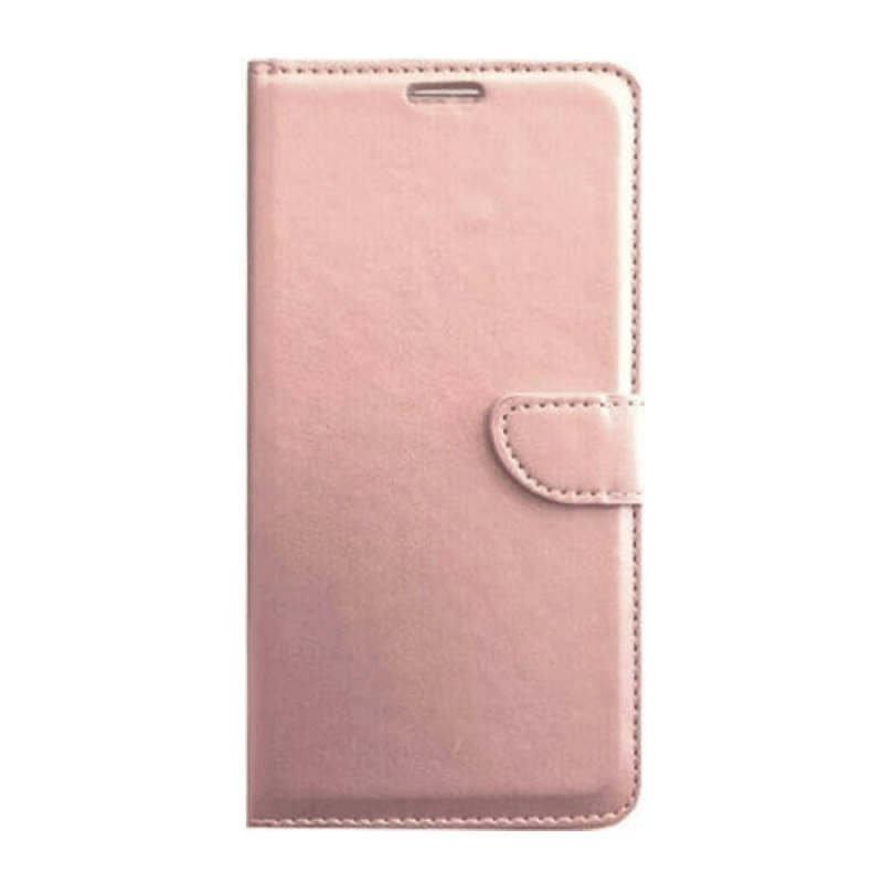 Θήκη Βιβλίο / Leather Book Case with Clip για Xiaomi Redmi note 8 Pro - Χρώμα: Χρυσό Ροζ B09MYYN4M6