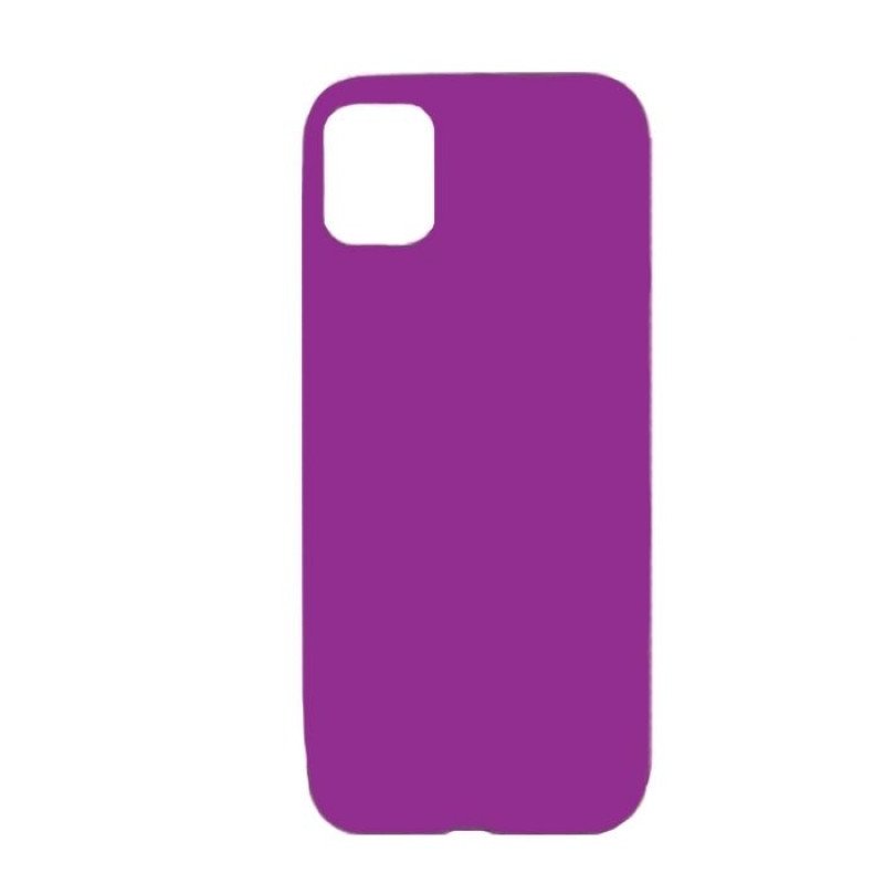 Θήκη Πλάτης Σιλικόνης Soft HQ για Xiaomi MI 11 Lite 5g- Χρώμα : Μωβ