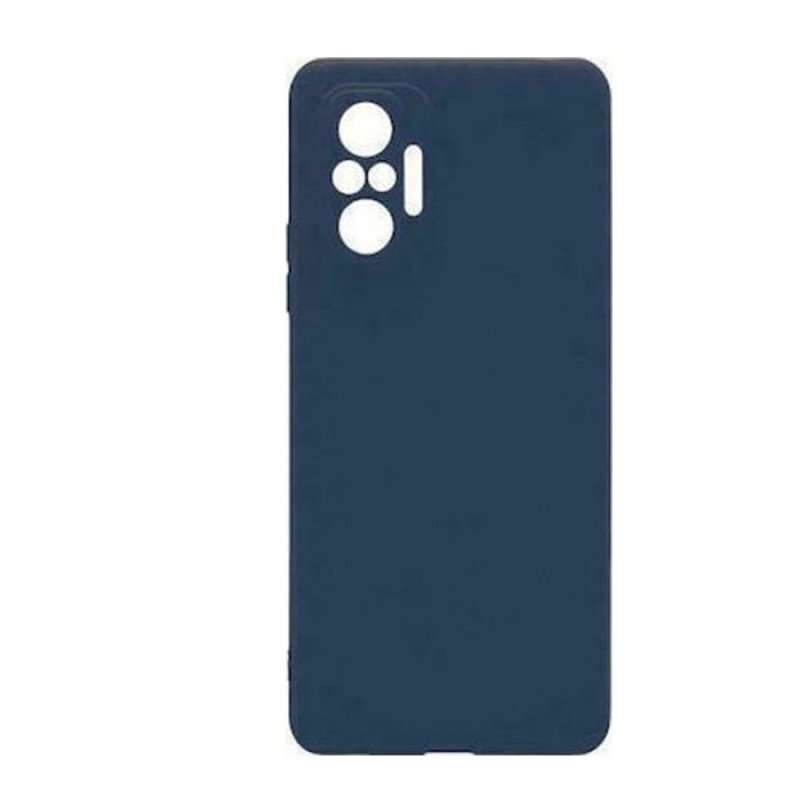 Θήκη Πλάτης Σιλικόνης Soft HQ για Xiaomi Redmi Note 10 Pro - Χρώμα : Σκούρο Μπλε