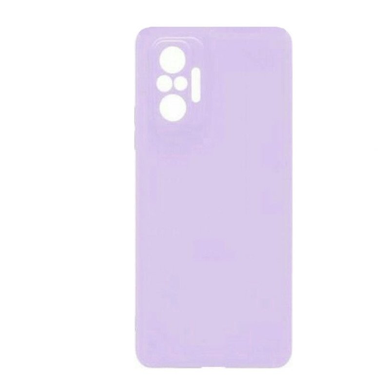 Θήκη Πλάτης Σιλικόνης Soft HQ για Xiaomi Redmi Note 10 Pro - Χρώμα : Λιλά