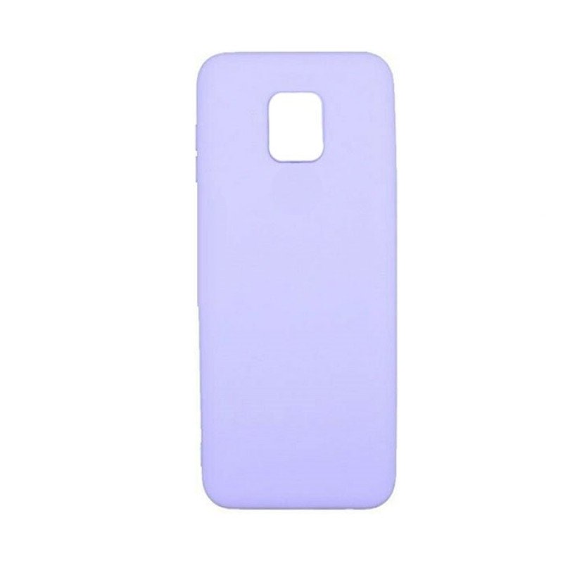 Θήκη Πλάτης Σιλικόνης Soft για Xiaomi Redmi Note 9 Pro- Χρώμα : Λιλά