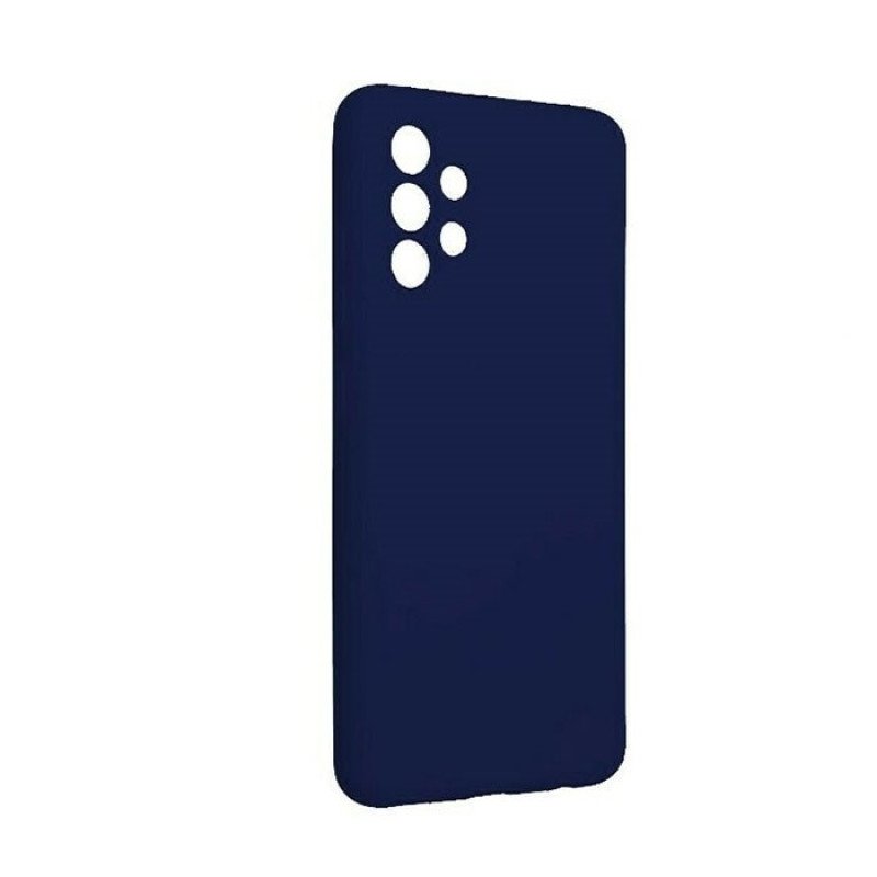 Θήκη Πλάτης Σιλικόνης Soft HQ για Samsung Galaxy A32 4G - Χρώμα : Σκούρο Μπλε
