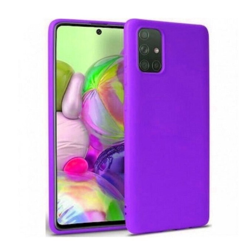 Θήκη Πλάτης Σιλικόνης Soft HQ για Samsung Galaxy A22 5G - Χρώμα : Μωβ