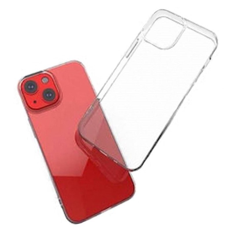 Θήκη Πλάτης Σιλικόνης Anti Shock 1.5mm για iphone 13 - Χρώμα: Διαφανές