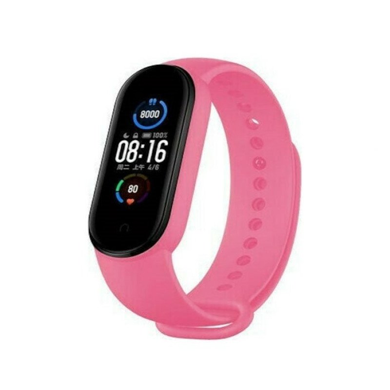 Λουράκι Σιλικόνης για Xiaomi (Mi Smart Band 5/Mi Smart Band 6) – Xρώμα: Κοραλλί