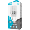 Inkax Φορτιστής με 2 Θύρες USB-A και Καλώδιο micro USB (CD-79) - Χρώμα: Λευκό