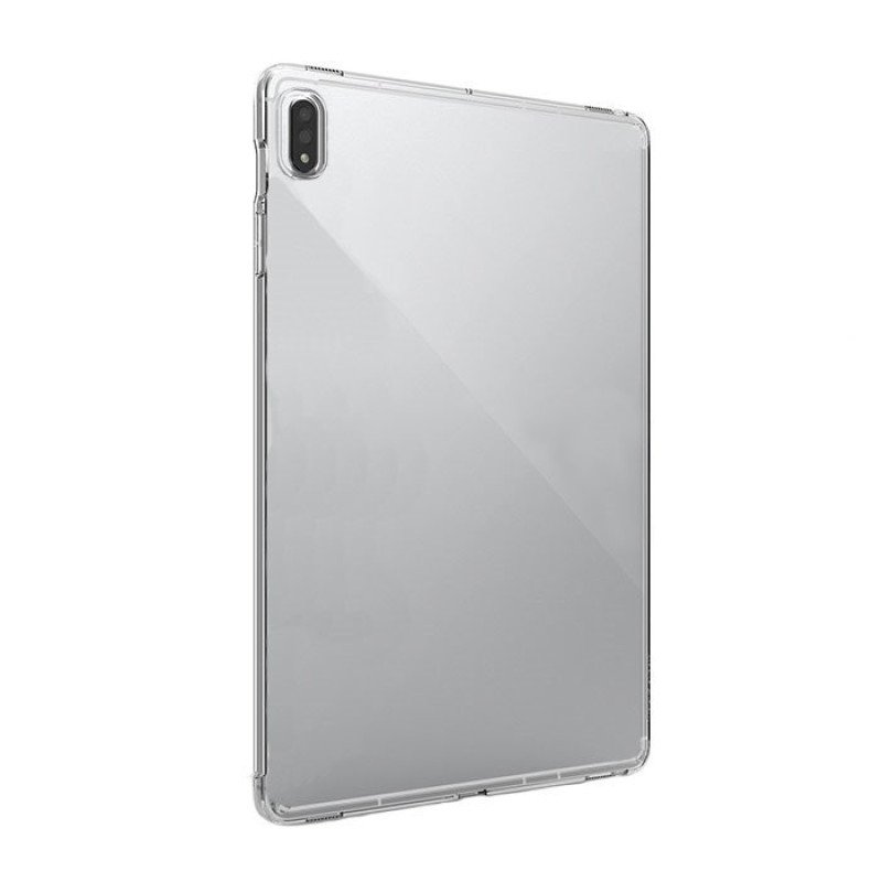Θήκη Πλάτης Σιλικόνης για Samsung Galaxy S7 FE/S7 Plus - Χρώμα: Διαφανές