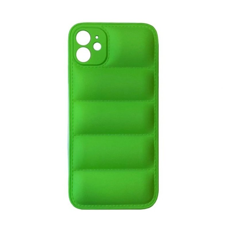Θήκη Πλάτης Σιλικόνης wavy για Apple IPhone 11 - Χρώμα : Πράσινο