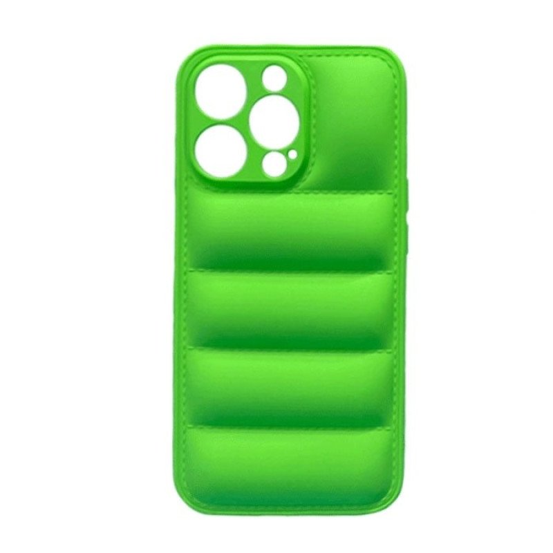 Θήκη Πλάτης Σιλικόνης wavy για Apple IPhone 13 Pro - Χρώμα : Πράσινο