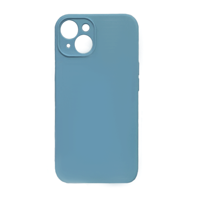 Θήκη Πλάτης Σιλικόνης Soft Back Cover για Iphone 14 - Χρώμα: Μπλε