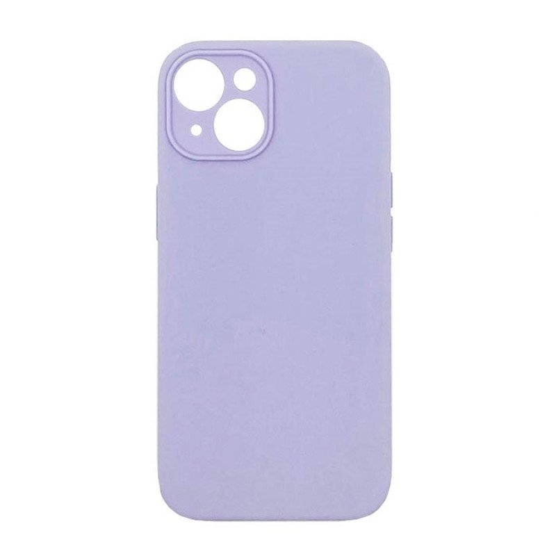Θήκη Πλάτης Σιλικόνης Soft Back Cover για Iphone 14 - Χρώμα: Λιλά