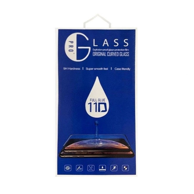 Προστασία Οθόνης Tempered Glass 11D Full Cover Full Glue 0.3mm for Apple Iphone 14 Pro Max - Χρώμα: Μαύρο