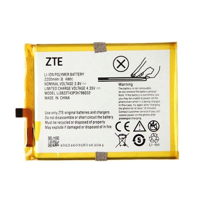 Μπαταρία ZTE Li3822T43P3h786032 για Blade V6 (Bulk) - 2200mAh