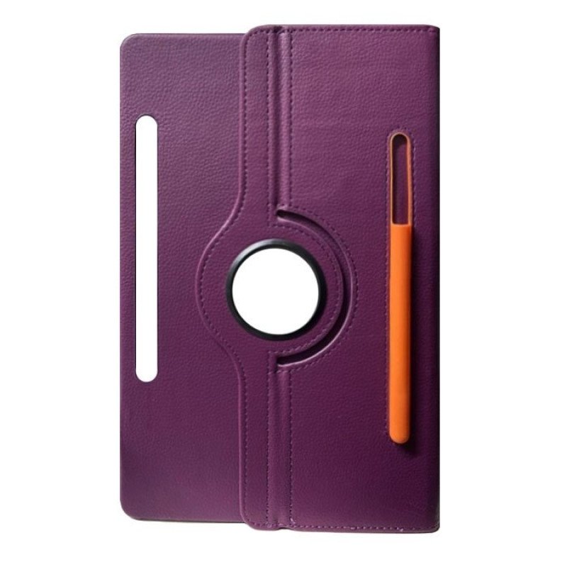 Θήκη Rotating 360 Stand with Pencil Case για Samsung T290 - Χρώμα: Μωβ