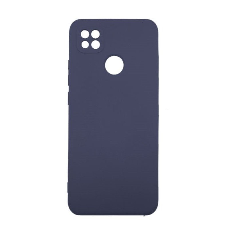 Θήκη Πλάτης Σιλικόνης Soft HQ για Xiaomi Redmi 9C - Χρώμα : Μπλε