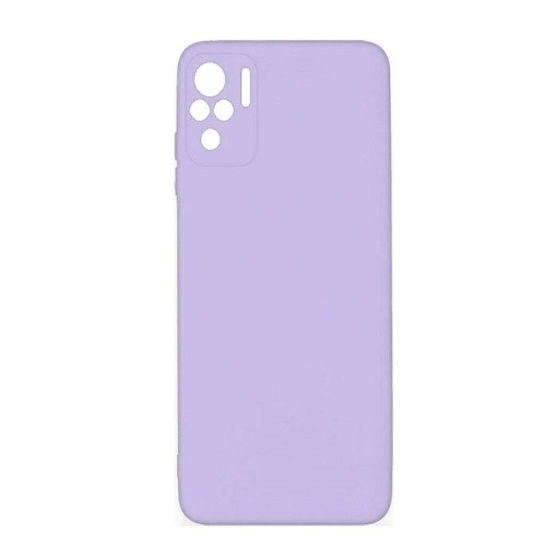 Θήκη Πλάτης Σιλικόνης Soft HQ για Xiaomi Redmi Note 10S- Χρώμα : Λιλά