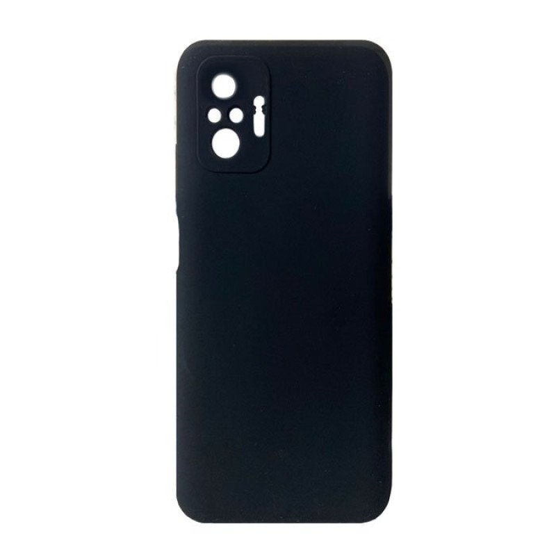Θήκη Πλάτης Σιλικόνης Soft HQ για Xiaomi Redmi Note 10 Pro - Χρώμα : Μαύρο