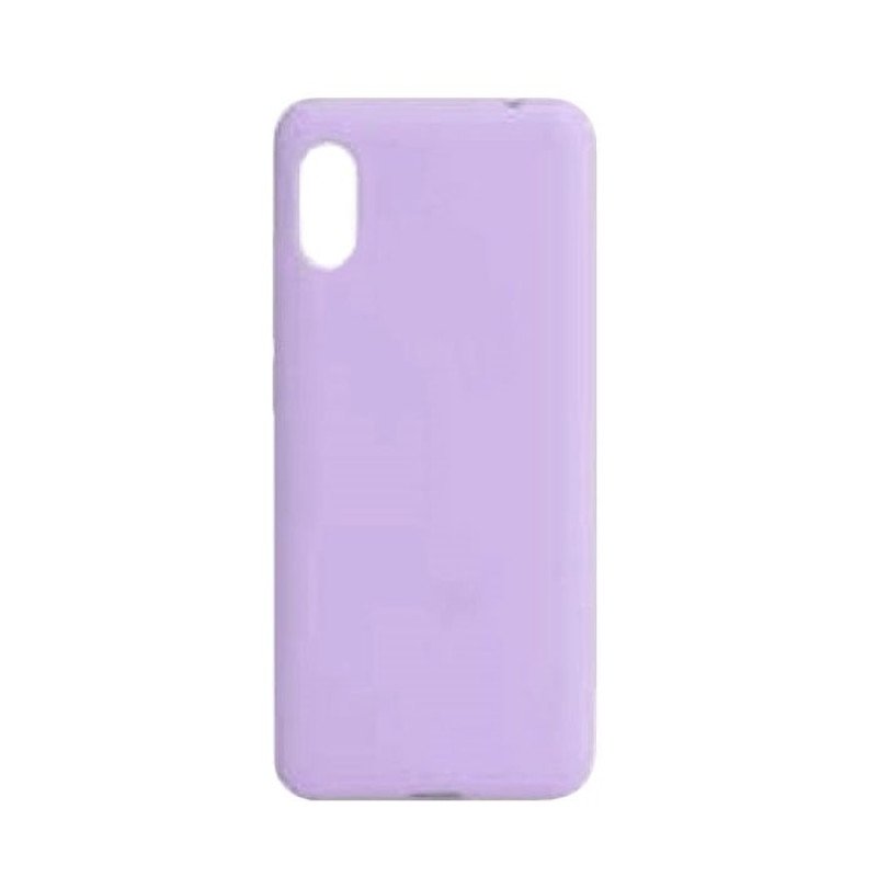 Θήκη Πλάτης Σιλικόνης Soft HQ για Xiaomi Redmi 9A - Χρώμα : Λιλά