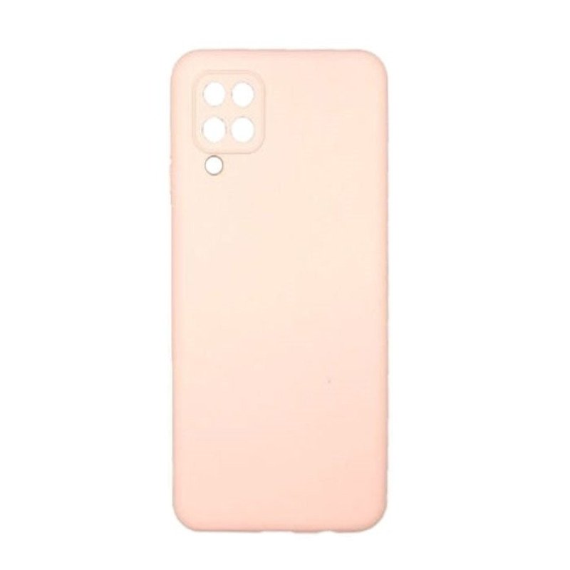 Θήκη Πλάτης Σιλικόνης Soft HQ για Samsung Galaxy A12 A125 - Χρώμα : Ροζ