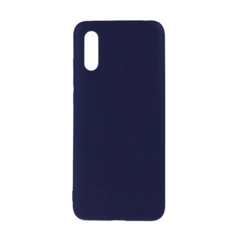 Θήκη Πλάτης Σιλικόνης Soft HQ για Xiaomi Redmi 9A - Χρώμα : Μπλε
