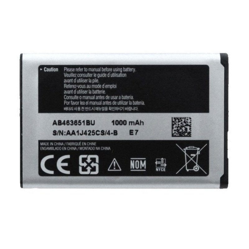 Μπαταρία Συμβατή AB463651BU για Samsung Galaxy L700/ C6112/ S5600 - 1000 mAh