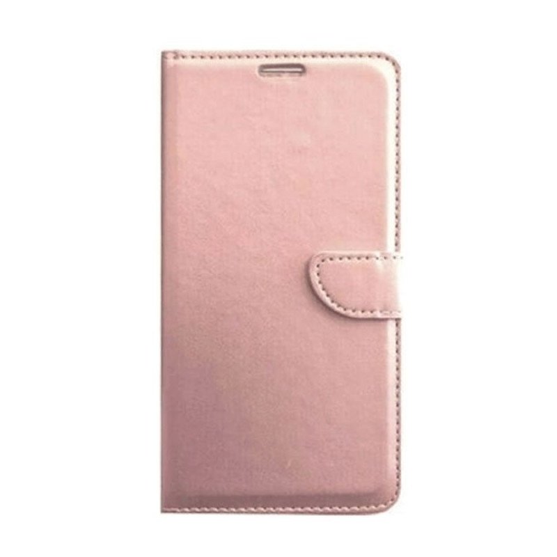 Θήκη Βιβλίο Stand Leather Wallet with Clip για Xiaomi Mi Note 10 Lite - Χρώμα: Χρυσό Ροζ