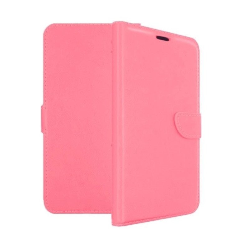 Θήκη Βιβλίο Stand Leather Wallet with Clip για Huawei Y7 2018 - Χρώμα: Χρυσό Ρoζ