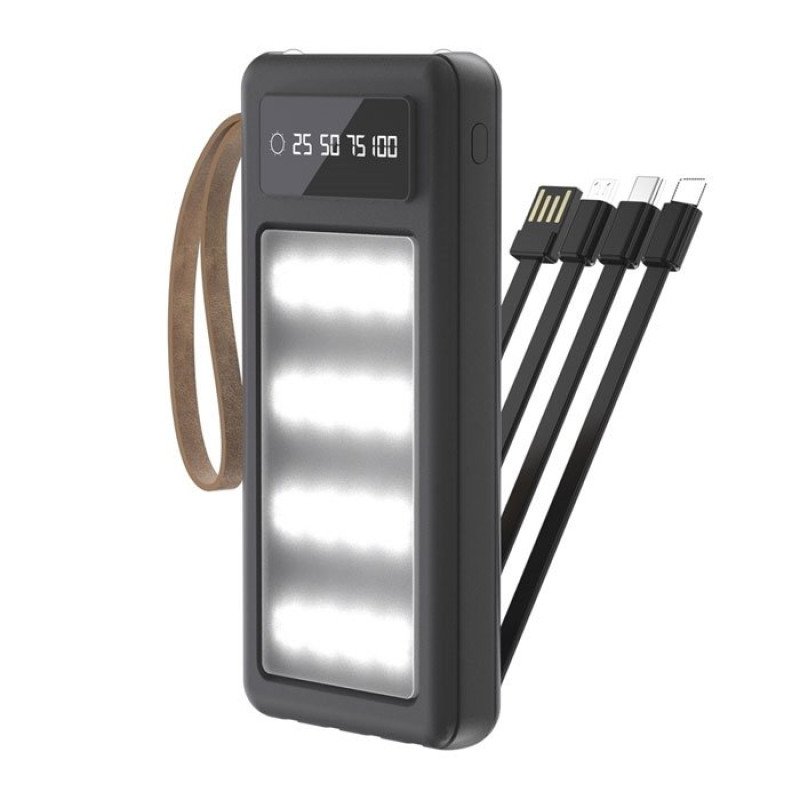 PZX Power Bank C162 4 Outputs 50000mah -Χρώμα: Μαύρο